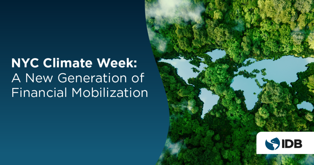 NYC Climate Week: A New Generation of Financial Mobilization