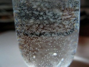 http://commons.wikimedia.org/wiki/File:Bubbles_in_glass_of_water.jpg