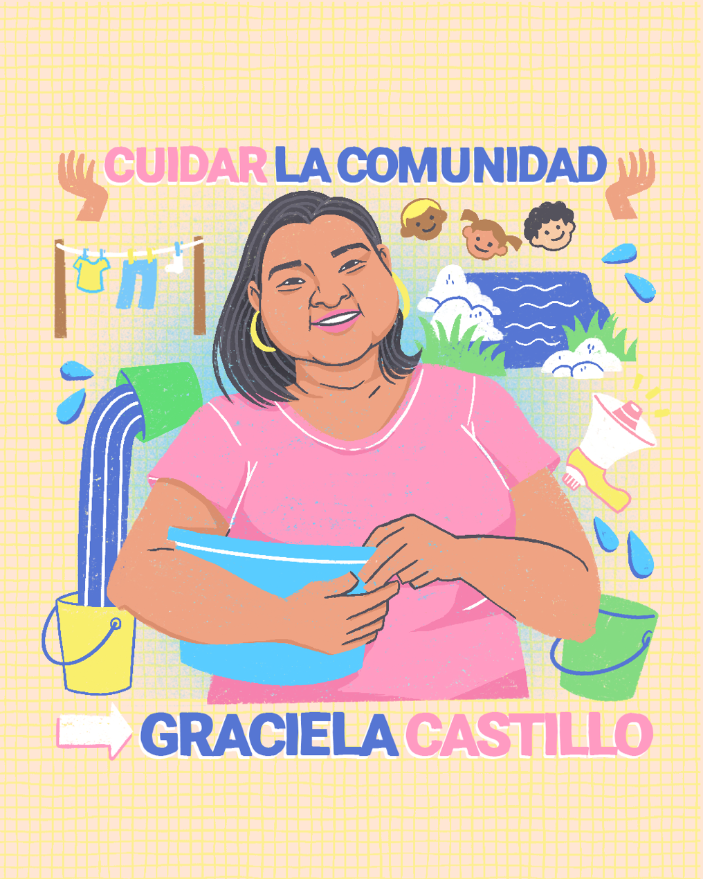Graciela Castillo, beneficiaria y ex miembro de la Junta de Agua de Lejamaní, Honduras