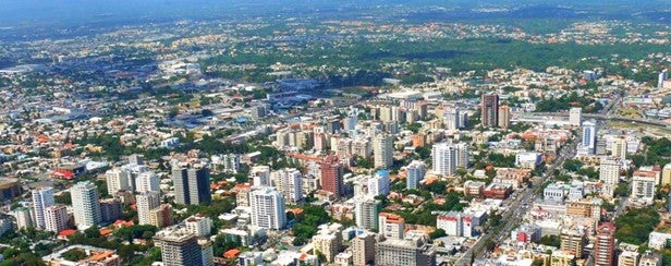 vista aérea de santo domingo, república dominicana