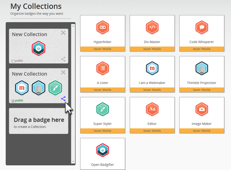 badges –