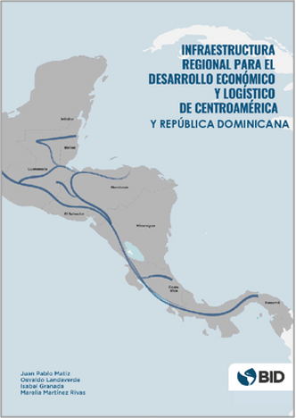 Portada publicacion: infraestructura regional centroamerica