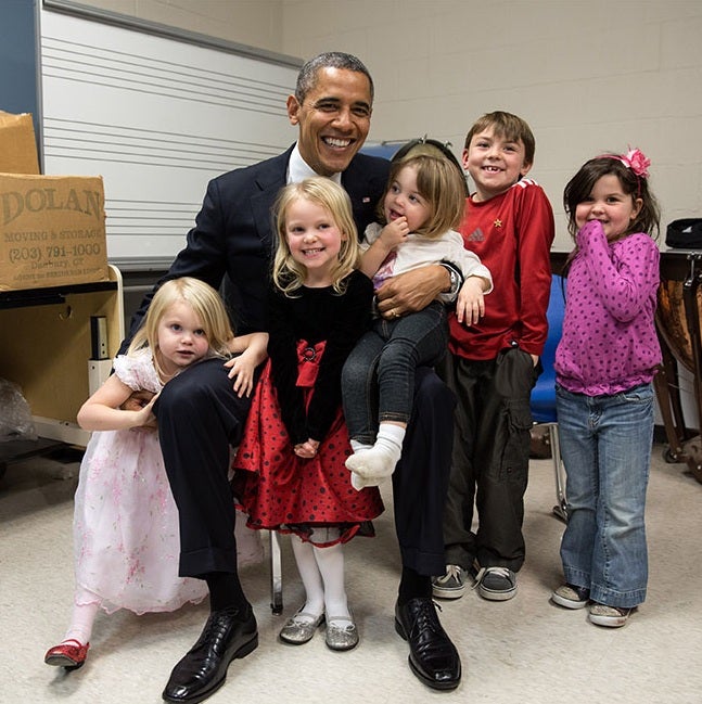 obama and kids