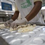 Natex condom plant, boxes, Brazil