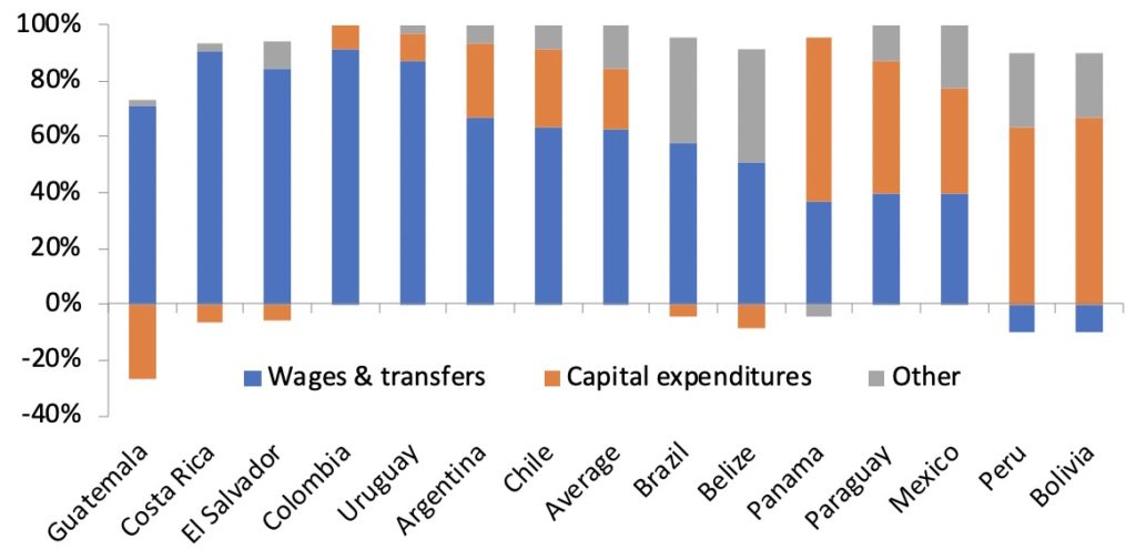 The Composition of Fiscal Expansions in Latin America and the Caribbean in 2009