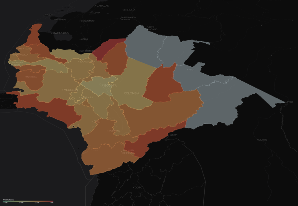 Portada - Mapa Movilidad Personas covid-19 coronavirus datos georreferenciados cuarentena