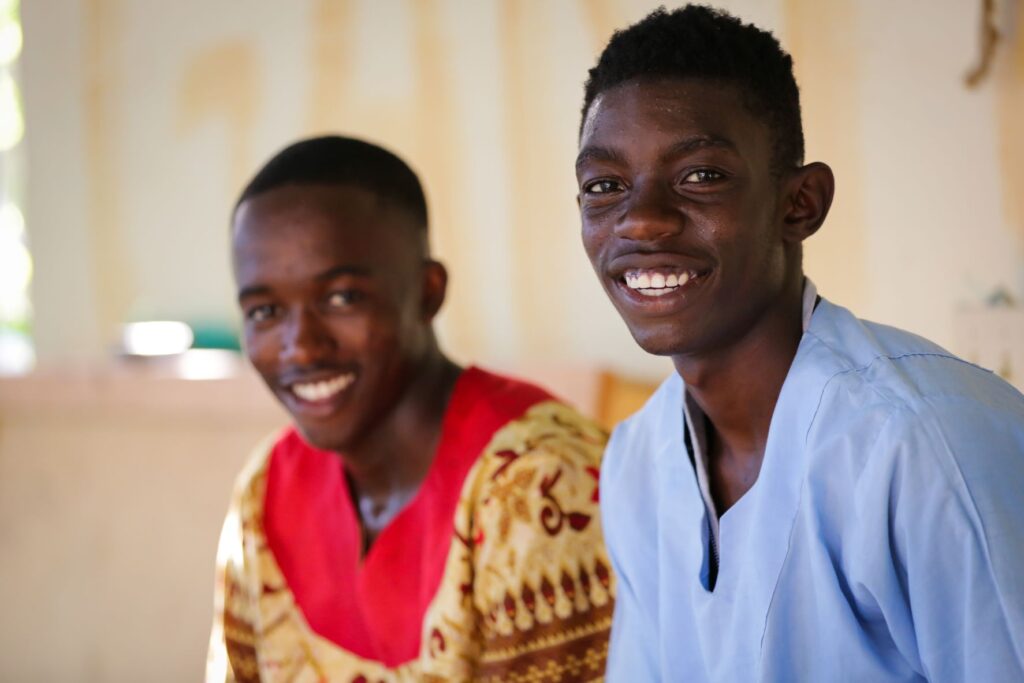 Two African Descendant men smiling