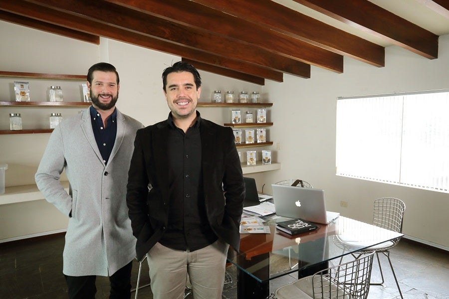 Entrepreneur Sebastián and Aurelio, the founders of “Santu,” the superfood peruvian brand with a view to conquering export markets