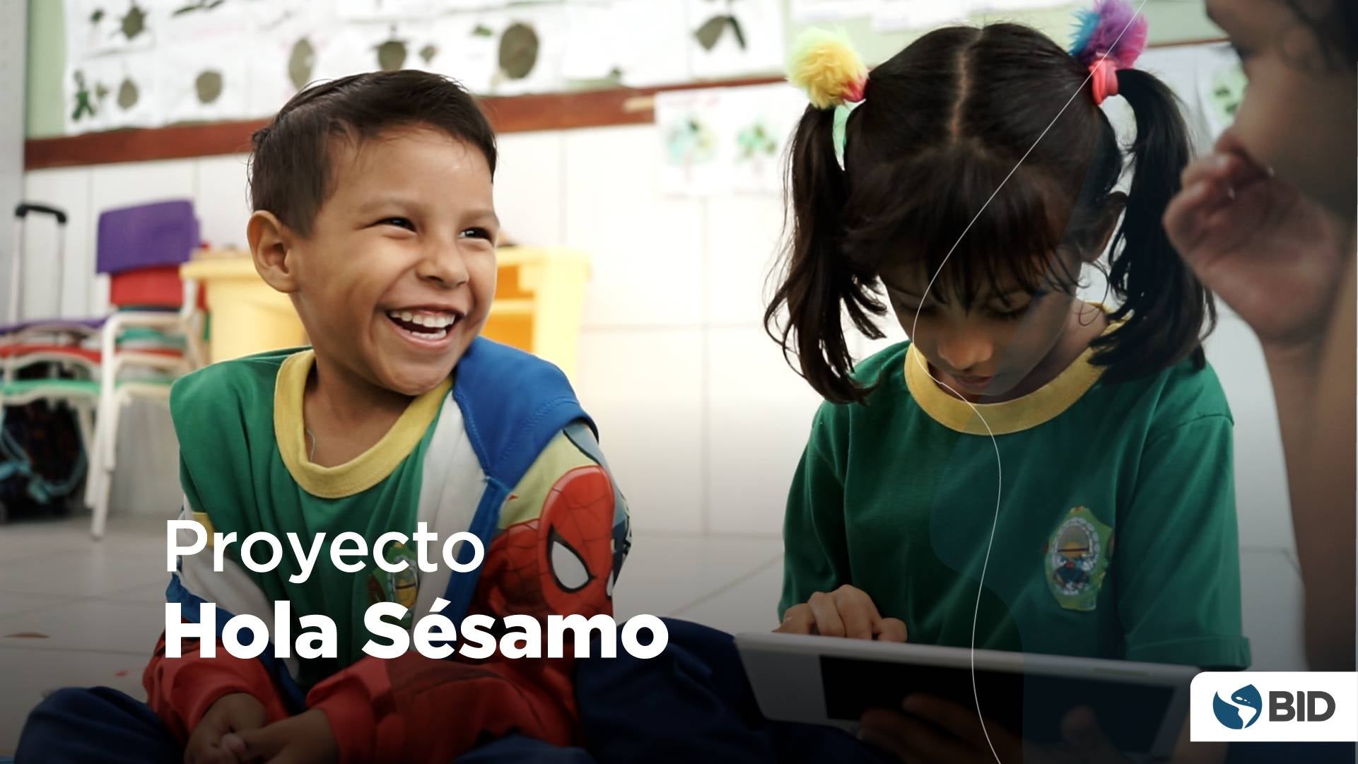 Hola Sesamo. Educación para niñas y niños migrantes. BID.