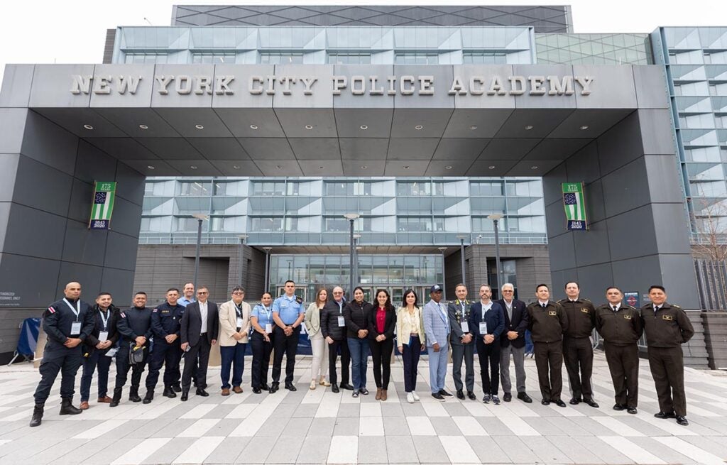 Tercera semana presencial formación de policías en John Jay College NewYork