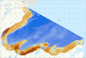 Batimetría y topografía - Bahía de Corozal 