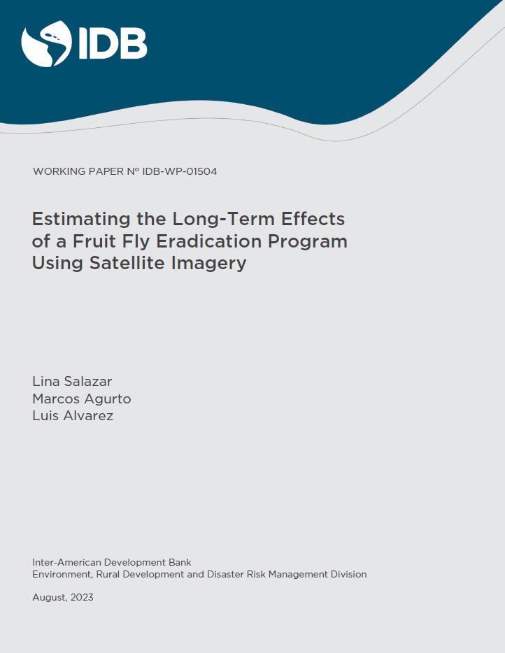 Estimating the Long-term Effects of a Fruit Fly Eradication Program Using Satellite Imagery